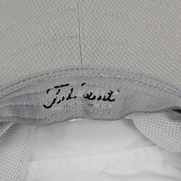 Titleist ProV1 FJ White Golf Sun Hat Wide Brim Bucket Adjustable Cap Golfcore - Picture 7 of 10